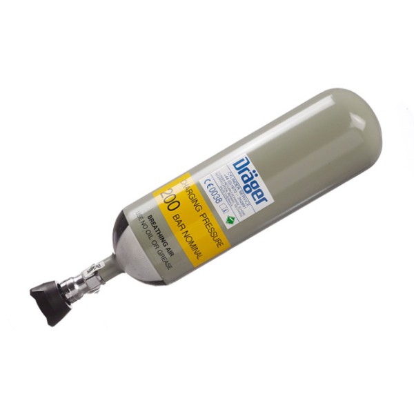 Druckluftflasche DRÄGER 3 l/200 bar,
