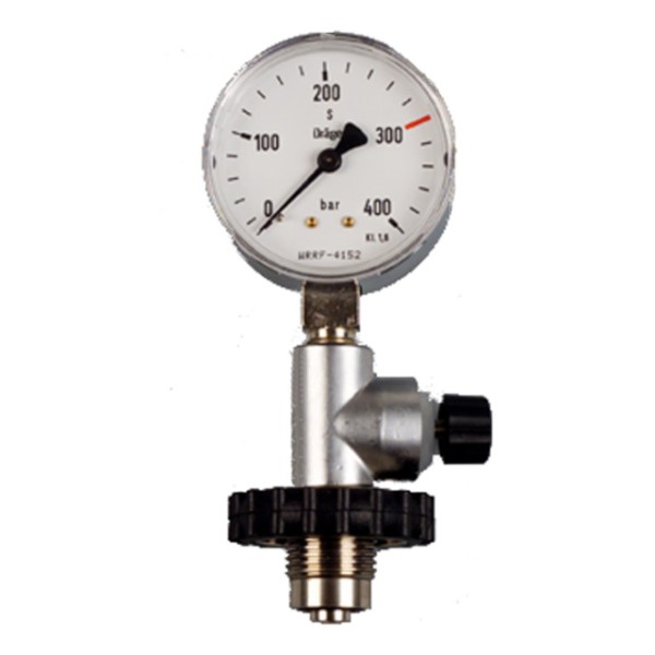 Prüfmanometer DRÄGER 0 bis 300 bar, zum