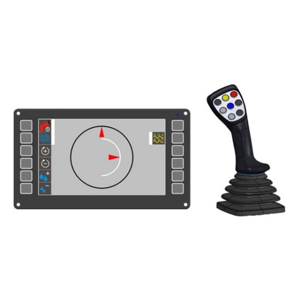 Einbaudisplay ALCO mit großem Joystick, 24 V