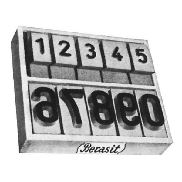 Signierstempel, Satz 10-teilig
