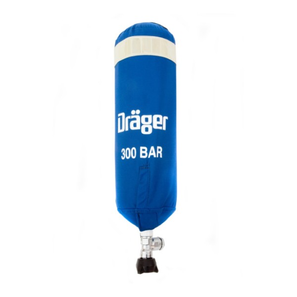 Flaschenhülle (Nomex) 9 L, 300 bar, blau