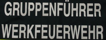 Rückenpatch auf Bekleidung