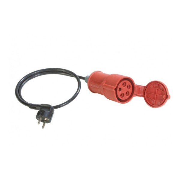 Messadapter 16 A CEE-Kupplung-Schukostecker