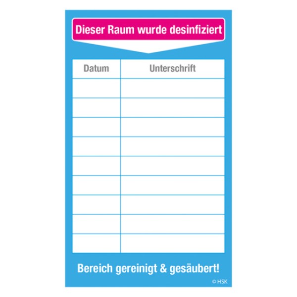 Aufkleber DIESER RAUM WURDE