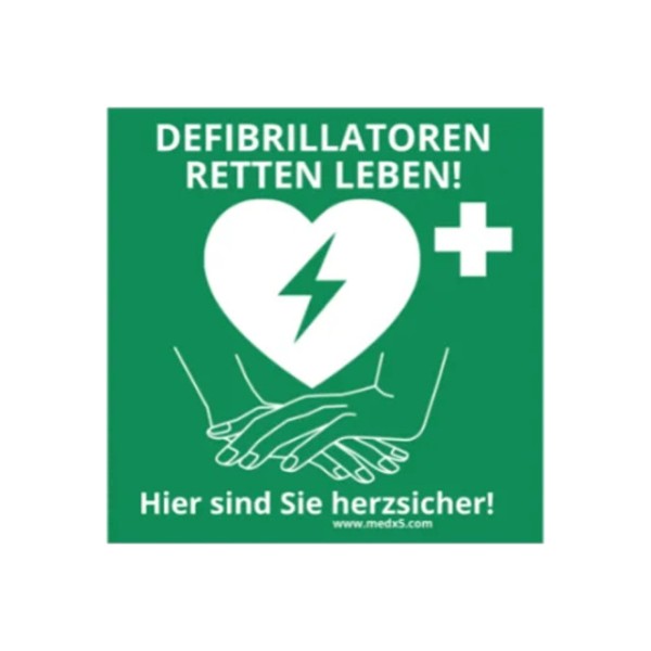 Standortaufkleber AED, Gr. M.