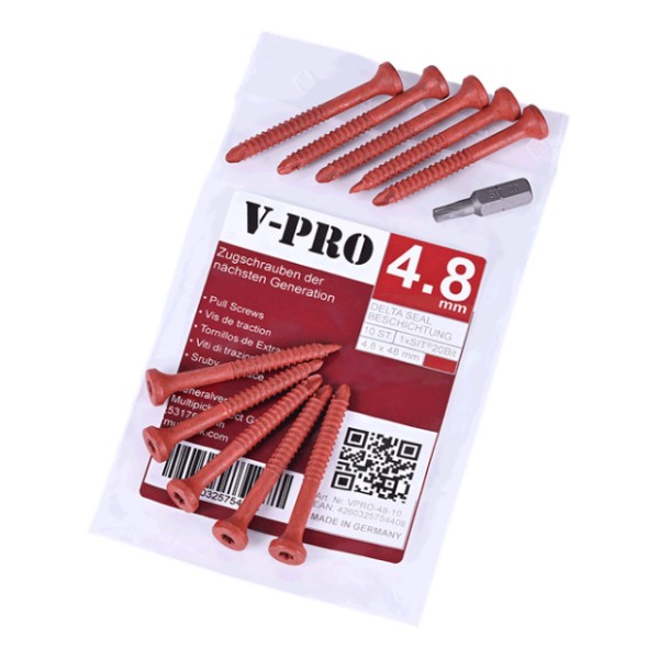 Zugschraube MULTIPICK V-PRO 4.8 x 48 mm, 10 Stk