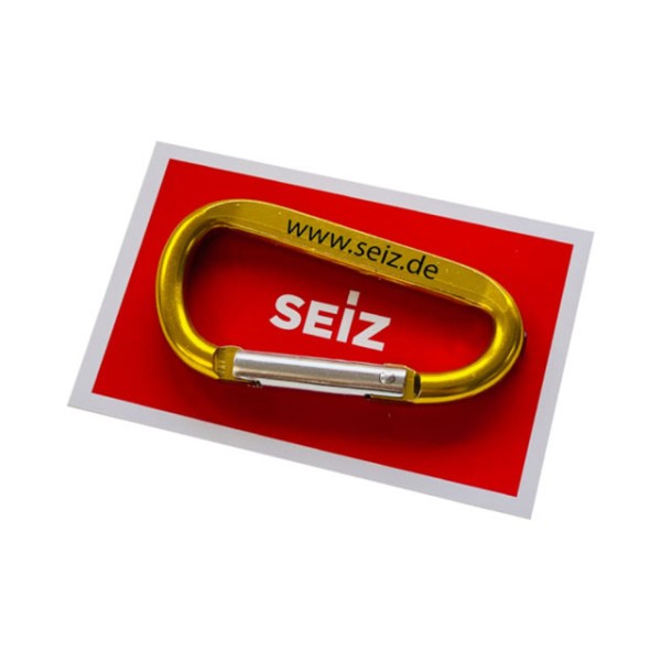 PREMIUM KARABINER SEIZ in gold
