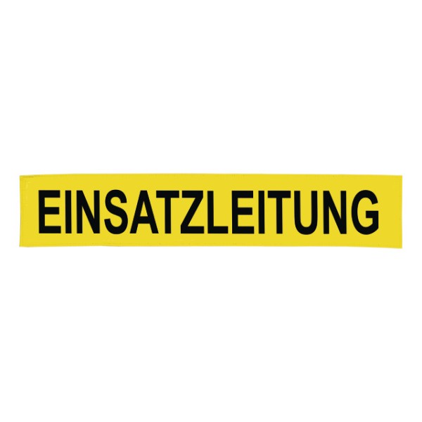 Rückenschild EINSATZLEITUNG