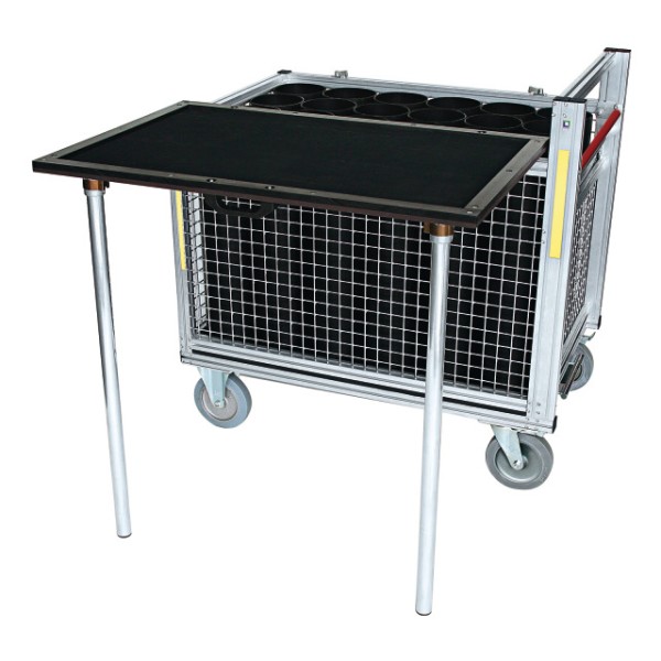 Rollcontainer Atemluftflaschen mit