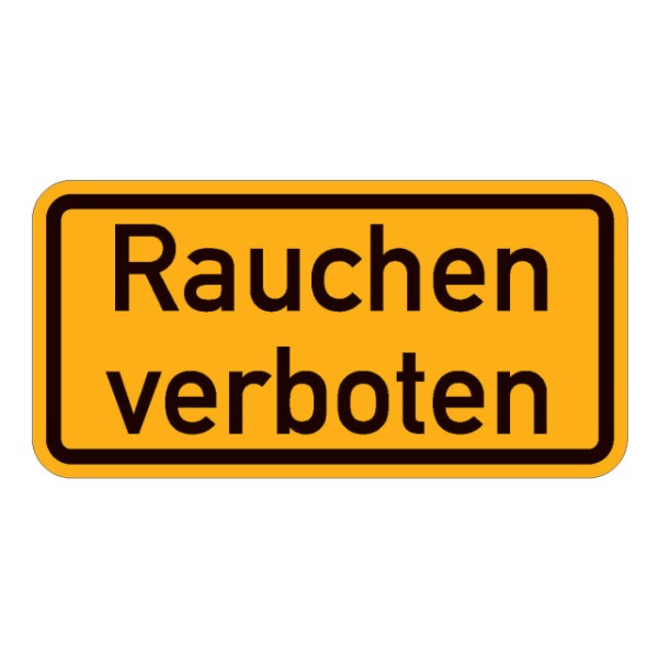 Warnschild Rauchen verboten