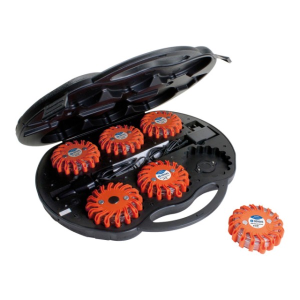 CombiFlare Set gelb/orange, 6 Module in Koffer