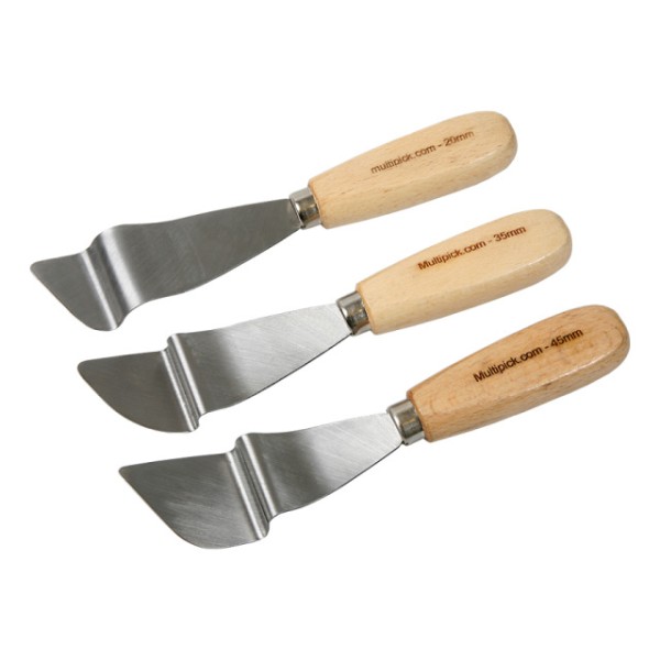 Türfallen-Spachtel MULTIPICK,3-teilig,20, 35, 45mm