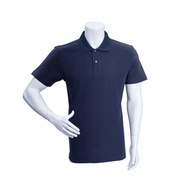 Poloshirt NRW Stick Feuerwehr in rot, marine