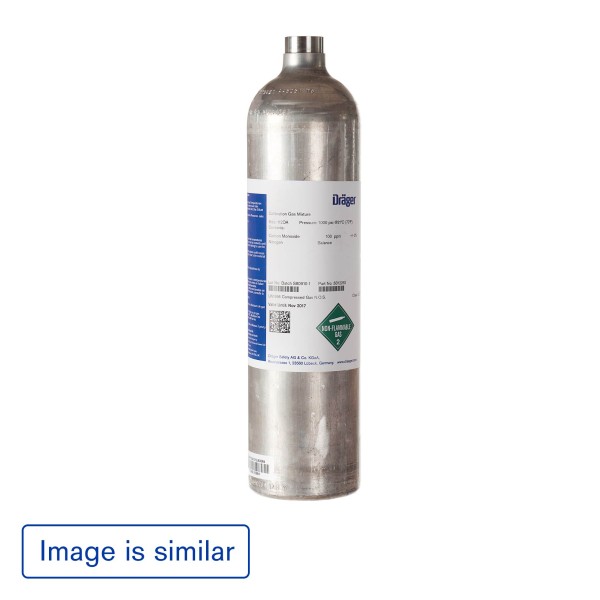 Prüfgasflasche DRÄGER, DIN EN ISO