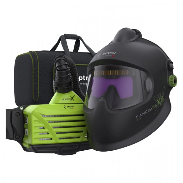 Schweißerhelm OPTREL Panoramaxx 2.5,Set mit e3000X