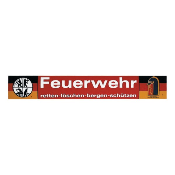 Aufkleber Feuerwehr retten-löschen-bergen-schützen