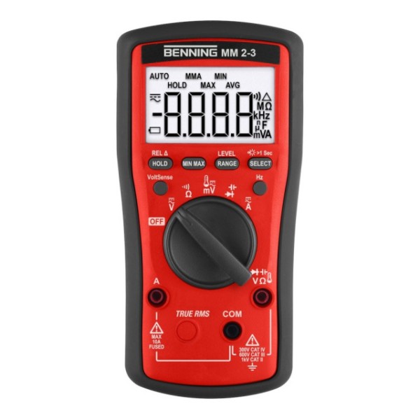 Digitales Multimeter BENNING MM 2-3 CAT