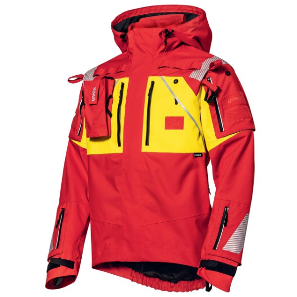 Höhenrettungsjacke UVEX, Farbe rot/gelb, PSA I
