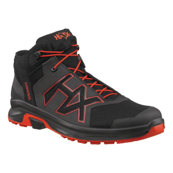 HAIX CONNEXIS Go GTX MID schwarz/rot