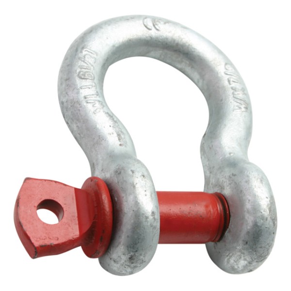 Schäkel 5/8'', geschweift, Form A, Typ