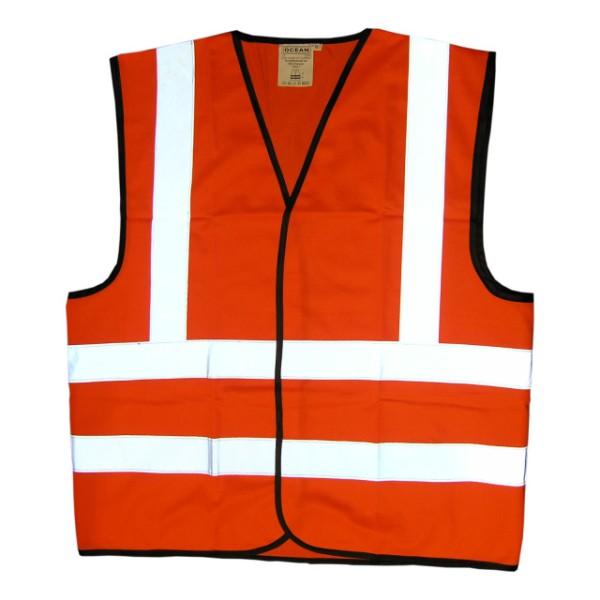 Warnweste, leuchtorange