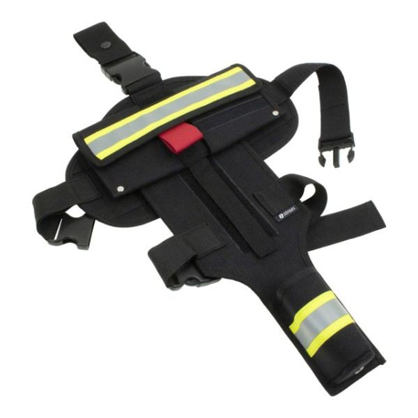 Beiltasche mit Beinfixierung, aus