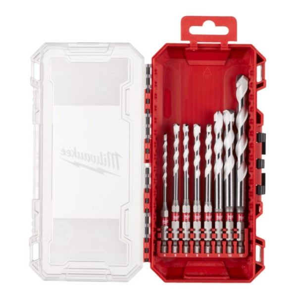Set MILWAUKEE Multimaterial Bohrer, 8-teilig
