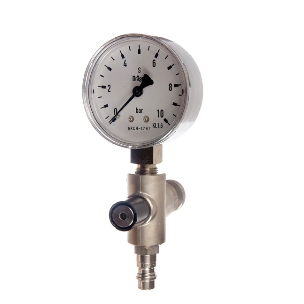 Prüfmanometer DRÄGER für Mitteldruck