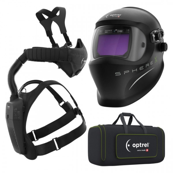 Schweißerhelm OPTREL Sphere X 2.5 Setmit swiss air