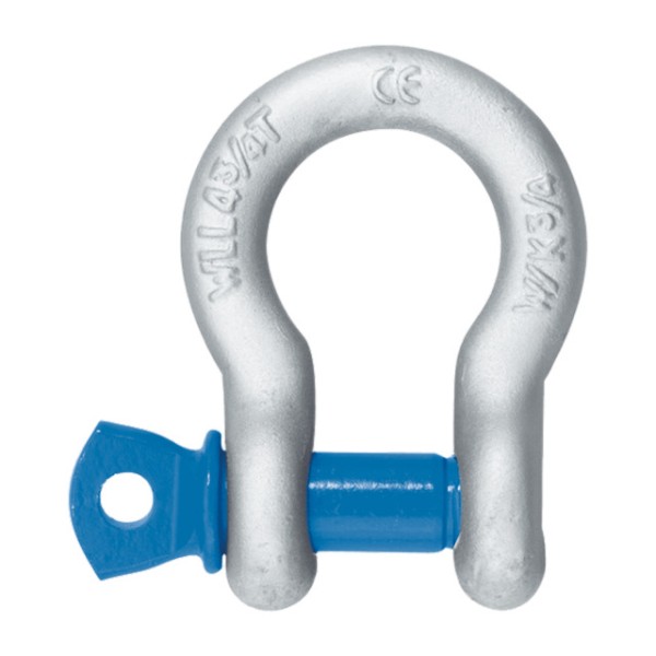 Schäkel 1 '', geschweift, Form A, Typ W