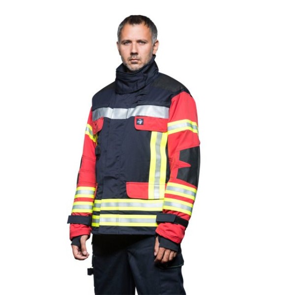 Einsatzjacke TECHNO EXTREME Light,rot,segm. Reflex