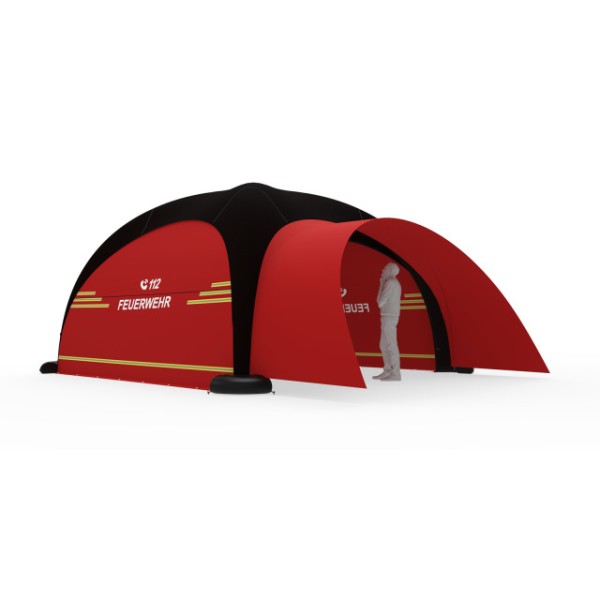 Vordach für Einsatzzelt X GLOO XD 5 PROTECT, rot
