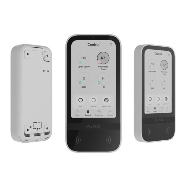 Bedienteil AJAX KEYPAD-TOUCHSCREEN, weiß