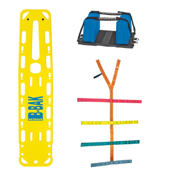 Rettungsbrett Spencer B-Bak Pin, DIN EN
