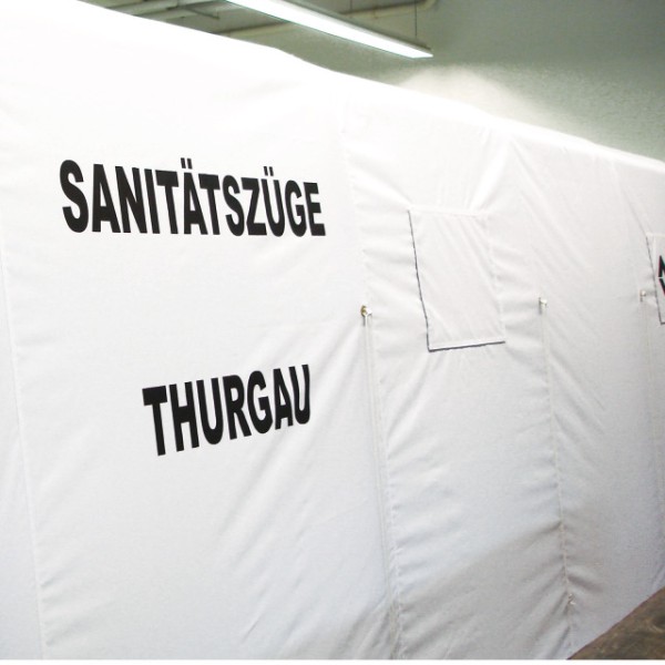 Zeltbeschriftung