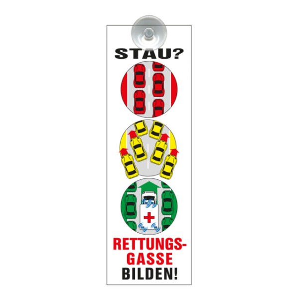 Innenschild RETTUNGSGASSE BILDEN, aus