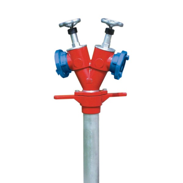 AWG Hydrantenstandrohr DN 80, Abgang 2 x B