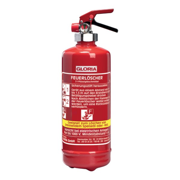 Fettbrandlöscher GLORIA FDA 2, 40 F, 2 LE