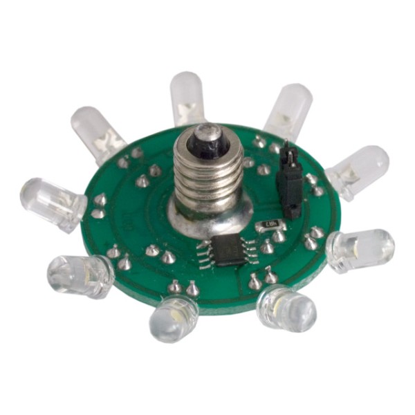 LED-Einsatz grün/weiß