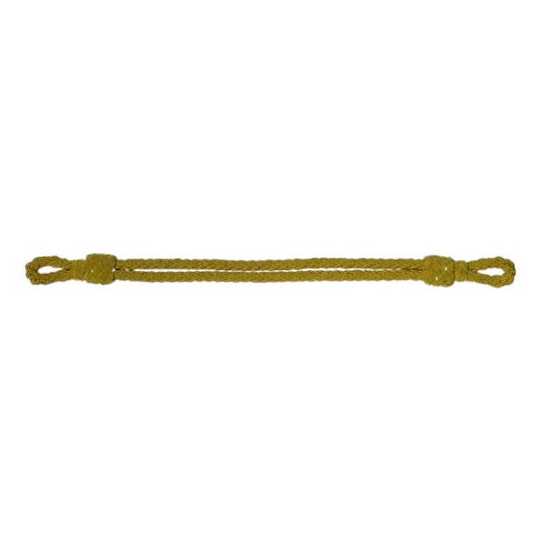 Mützenkordel, goldfarbig, 8 mm, Inox Draht