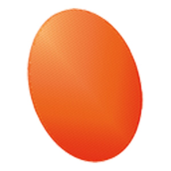Vorsteckscheibe orange, gekörnt, für