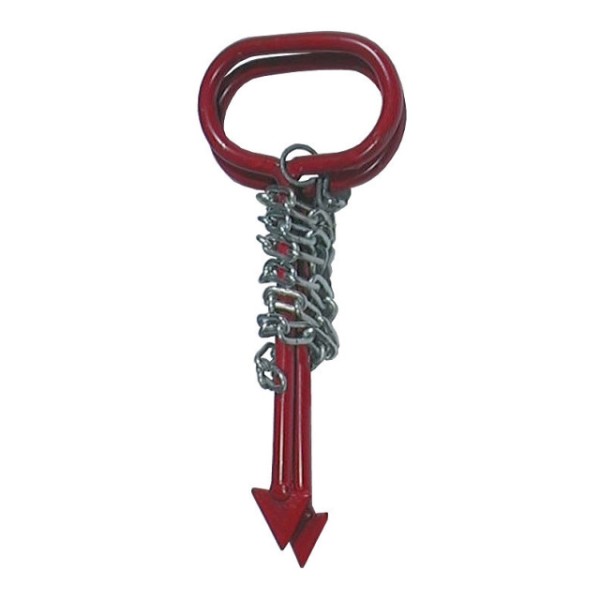 Schachthaken mit Kette