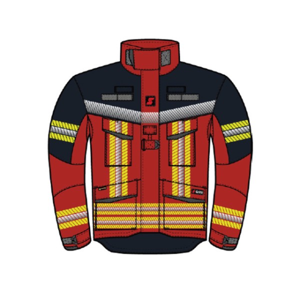 Überjacke S-GARD RESPONSER 2.0 ATC,rot/schwarzblau