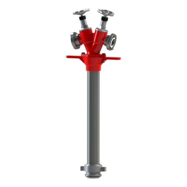 AWG Hydrantenstandrohr DN 50, Abgang 2 x C