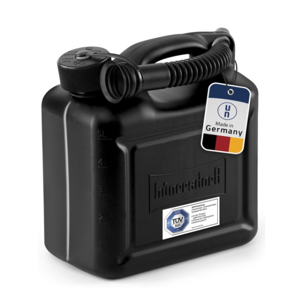 Benzinkanister 5 l, Farbe schwarz