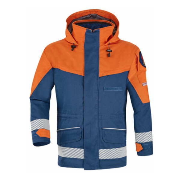 Parka Jugendfeuerwehr WATEX, blau/orange, DJF-Abz.