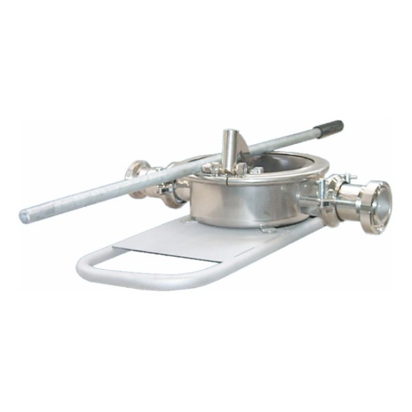 Handmembranpumpe mit MK/VK 50-Kupplungen