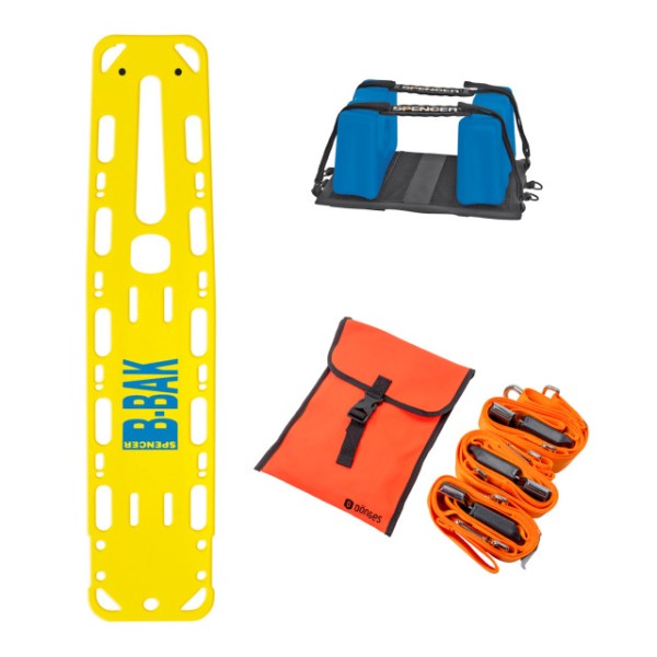 Rettungsbrett Spencer B-Bak Pin, DIN EN