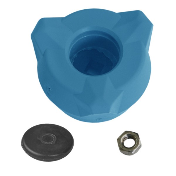 Handrad DRÄGER, blau, mit