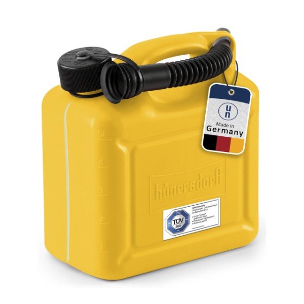 Benzinkanister 5 l, Farbe gelb